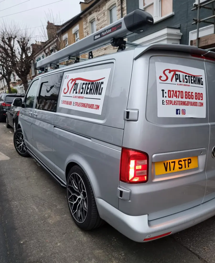 The ST Plastering & Rendering van