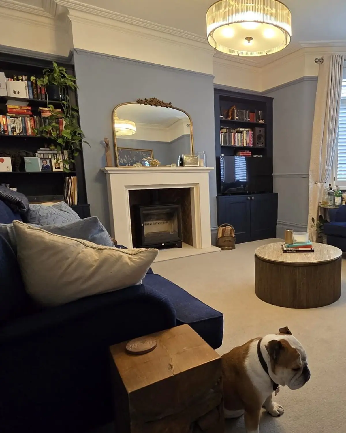 Living room skimmed throughout, pictured after decorating — ST Plastering & Rendering