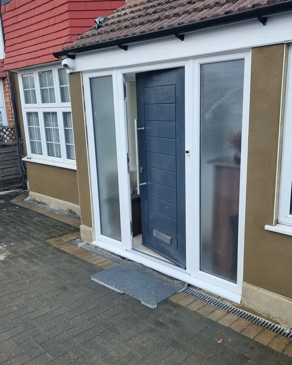 Front porch and bay rendered in sand and cement by ST Plastering & Rendering